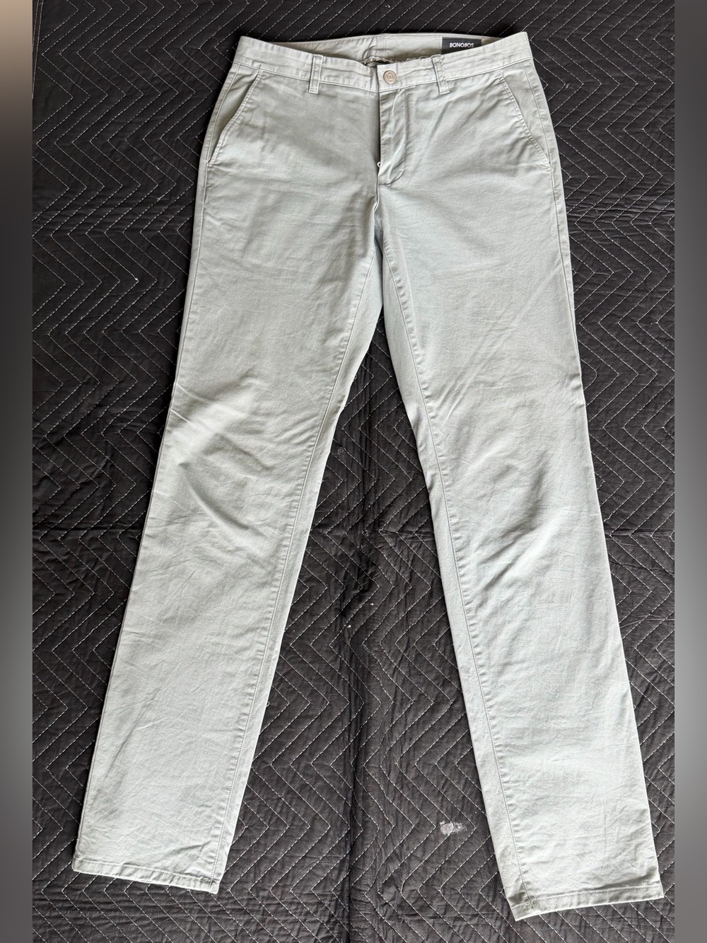 Bonobos Light Sage Paisley-Print Chinos